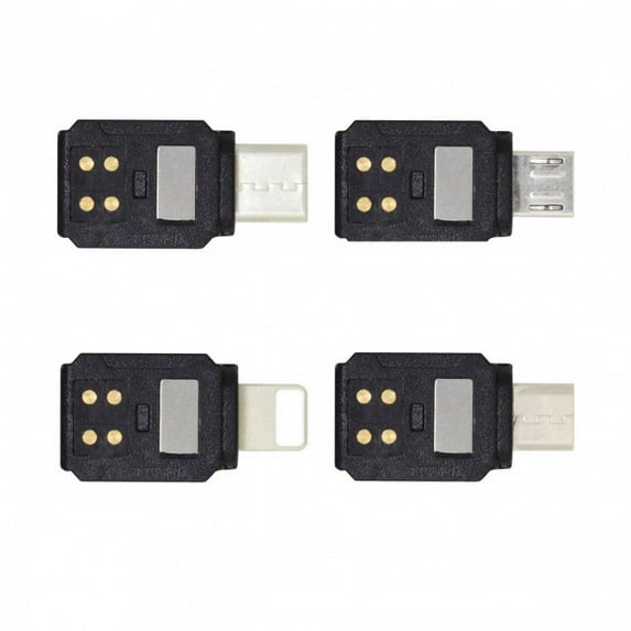 CY 4pcs/set Type-C Micro 8P Adapter for Osmo Pocket 1 2 Connector Interface Handheld Gimbal Camera Accessories