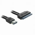 thumbnail image 1 of CY 50cm Dual Power 12V and 5V eSATAp Power ESATA USB 2.0 combo to 22Pin SATA cable for 2.5" 3.5" Hard Disk Drive, 1 of 7