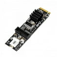 thumbnail image 1 of CY 5Gbps Type-E USB 3.1 Front Panel Socket USB 2.0 to NVME NGFF M-Key Express Card VL805 Adapter for Motherboard, 1 of 7