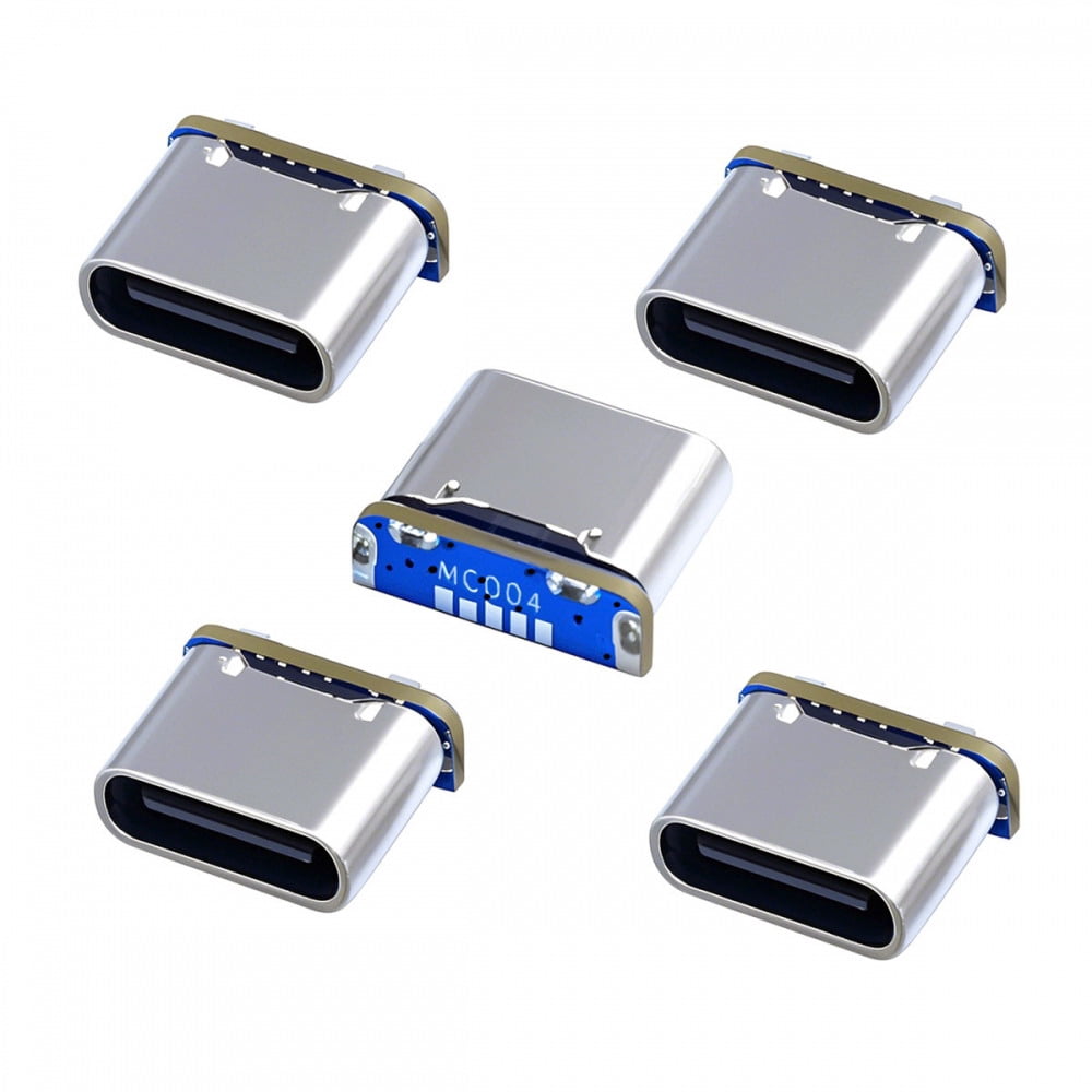 CY 5pcs/lot DIY Solder Type-C Female Socket Connector Replace for Mini ...