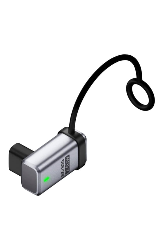 CY 90 Degree Angled USB5.0 80Gbps Female to Female Extension Adapter with Lanyard Keychain 240W 16K 8K 5K Compatible with USB4.0 Thunderbolt3/4/5