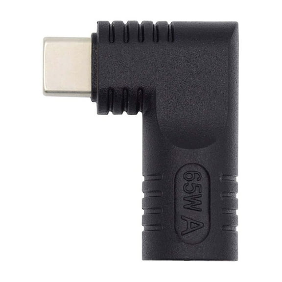 CY DC Jack 7.9x5.4mm Input to USB-C Type-C Angled 90 Degree Power Plug Charge Adapter for Laptop Phone