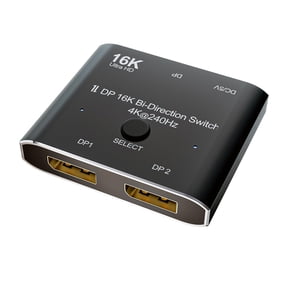 CY DP DisplayPort 2.0 Bi-Direction 2x1 Switch Splitter Selector Hub Support HDCP SST Extended 16K@60hz 4K@240hz Convertor