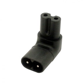 CY Figure 8 IEC 320 C7 to C8 90 Degree Up Down Angled Right Angle AC Power Adapter Extension