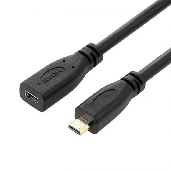 CY HDMI 1.4 D Type Micro HDMI Male to Micro HDMI Female M/F Extension Cable 30cm
