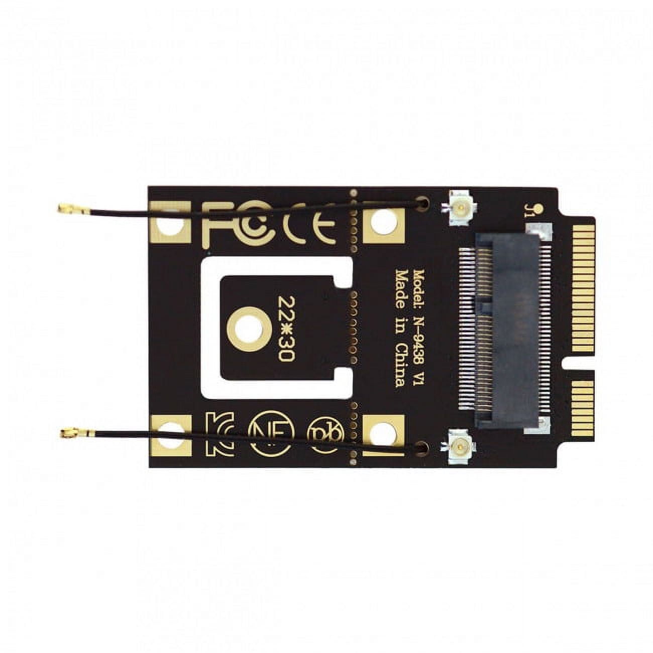NGFF M.2 Key A E to mPCIe mini PCIe Gen3 32Gbps Adapter Cable R56SF