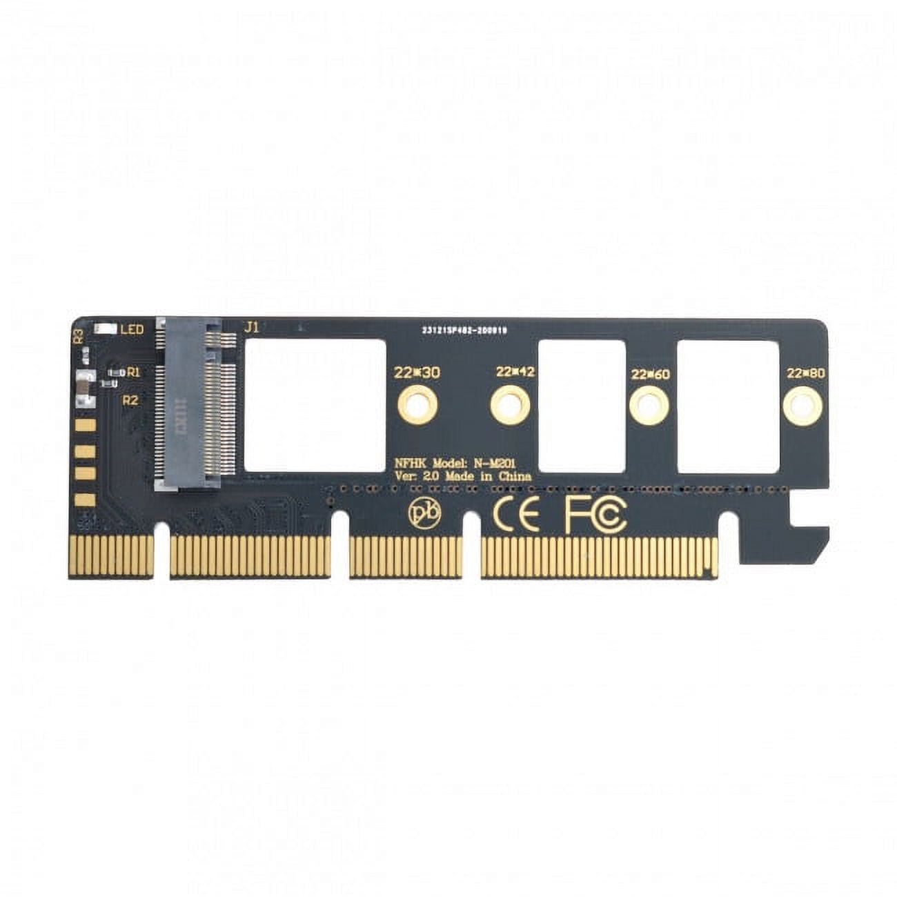 Xiwai M.2 NVME SSD Auf PCIe Adapter - Für NGFF M-Key SSDs (2230/2242/2260/2280) - PCIe 3.0/4.0 X4