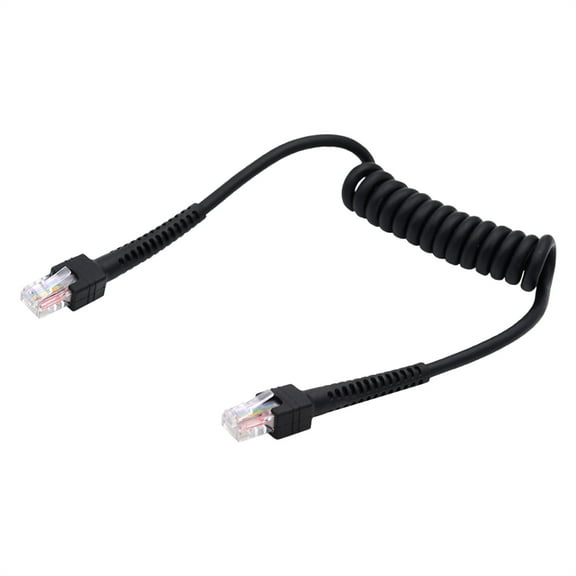CY RJ45 Cat6 8P8C UTP Male to Male Stretch Coiled Cable Lan Ethernet Network Patch Cord 100cm