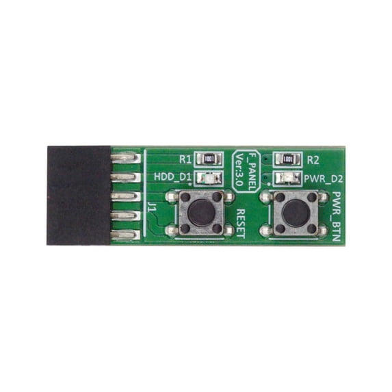 CY Reset Power Jumper for Computer Mainboard 10Pin Switching Board Adapter With Button For Maintenance Task