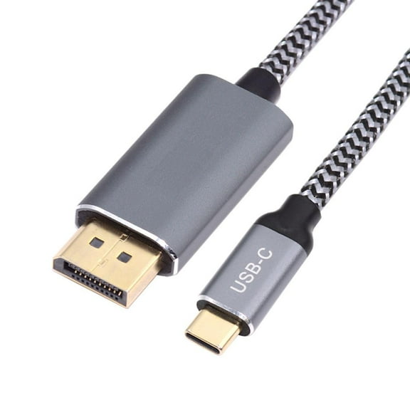 CY Reversible DisplayPort DP Source to USB 3.1 Type C USB-C Displays Male 8K HDTV Cable for Laptop Monitor 1.8m