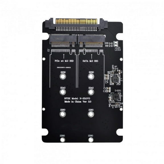 CY SFF-8639 NVME U.2 to Combo NGFF M.2 M-key SATA PCIe SSD Adapter for Mainboard Replace SSD 750 p3600 p3700