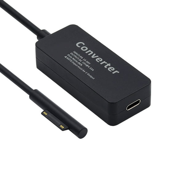 CY Type-C USB-C Female 65W DC 15V to Surface Pro3 Pro4 Pro5 Pro6 Pro7 Pro8 Pro9 Book Pro Charge Cable