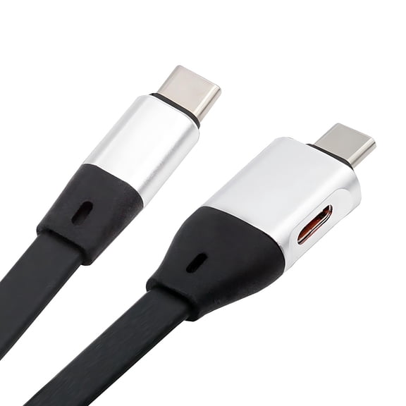 CY Type-C USB-C Male to Male USB 3.1 10Gbps & PD OTG Audio Female Port Flat Slim FPC Data Cable for Laptop Phone