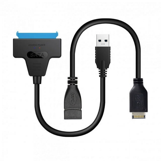 CY Type-E USB 3.1 Front Panel Header USB3.0 to 2.5 Inch SATA 22Pin Disk Motherboard Cable