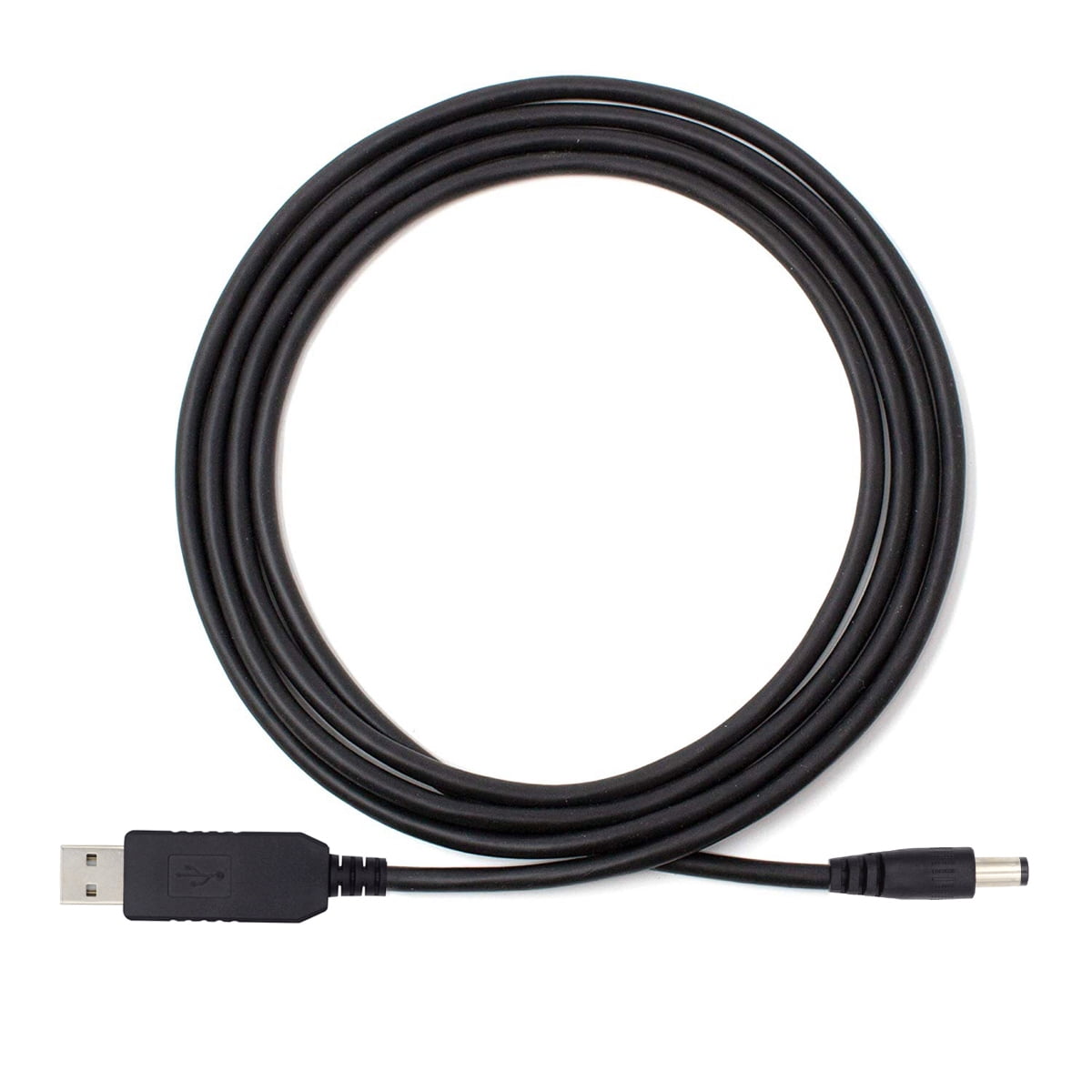 Power Plug Riser CY USB 2.0 Type-A DC5V to DC12V 5.5x2.1mm 5.5x2.5mm Voltage Riser Boost ...
