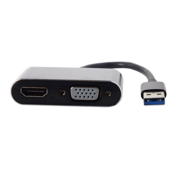 CY USB 3.0 2.0 to HDMI VGA HDTV Adapter Cable External Graphics Card for Windows Mac Laptop