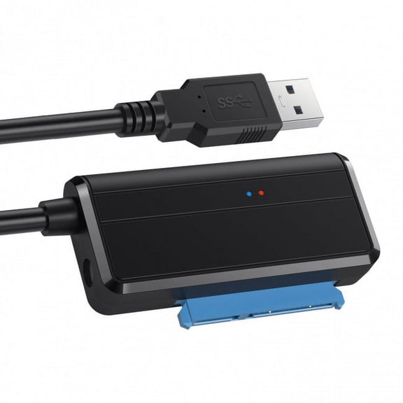 CY USB 3.0 to Angled SATA 22 Pin Adapter Cable for 2.5" 3.5inch Hard Disk Drive SSD for Desktop Laptop