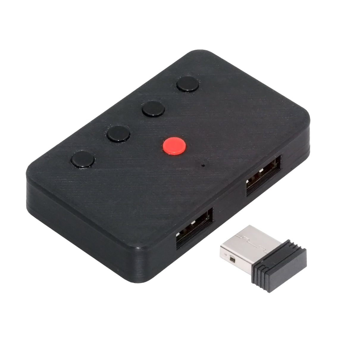 CY USB Wired Keyboard and Mouse Convert to Wireless 2.4G Bluetooth(BT) Converter with Receiver Type-C Power for Laptop Tablet Phone