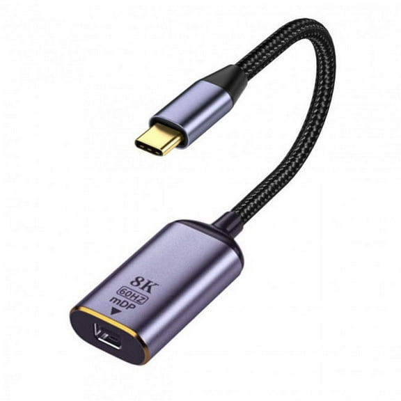 CY USB4 USB-C Type-C Source to MINI Displayport MINI-DP Female Cable Display 8K 60HZ UHD 4K Monitor Displays