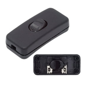 CY Universal Interruptor 303 Switch Cord Inline On-Off Switch DPST Control Rocker for Bedroom Table Lamp Desk Light Strip
