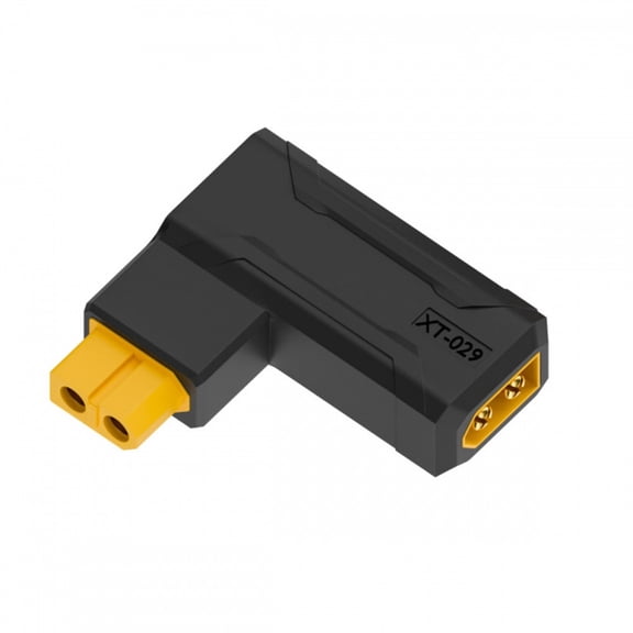 CY XT60 Male SC100 Protocol to XT60 Female Fast Charging Angled Horizontal Adapter for RC Lipo Battery Quadcopter Multicopter Aeromodelling