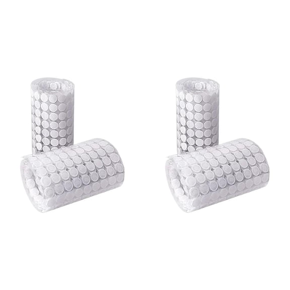 CY5O5ee 2000 Pieces (1000 Pair Sets) 0.59inch Diameter Sticky Back Hook SelfAdhesive Dots Round Sticky Sticker Dots for School Classroom Home DIY Crafts