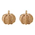 thumbnail image 1 of CY5O5ee 2PCS 3.94inch Handmade Woven Pumpkin Fall Decor, Woven Wicker Pumpkins Halloween Christmas Thanksgiving Decorations, Fall Centerpieces for Table Porch Mantel Indoor, 1 of 9