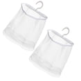 thumbnail image 1 of CY5O5ee 2PCS Hanging Mesh Bags with Hook Multifunctional Mesh Storage Bags Breathable Clothes Pin Bag for Kitchen Bathroom Bedroom Laundry Organization, 1 of 7