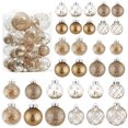 thumbnail image 1 of CY5O5ee Christmas Ball Ornaments 30PCS Large Shatterproof Christmas Tree Ornaments Vintage Farmhouse Rustic Xmas Party Home Decor Hanging Ornament, 1 of 6