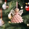 thumbnail image 1 of CY5O5ee DIY Crochet Ornaments for Christmas Tree Hanging Christmas Holiday Decor Gift Craft Decor for Friends Hanging Ornaments Merry Christmas 5/4/3/2/1PCS, 1 of 6
