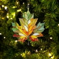 thumbnail image 1 of CY5O5ee Maple Leaf Suncatcher for Window Hanging Fall Ornaments Pendant for Fall Winter Thanksgiving Christmas Window Wall Acrylic Maple Leaves Hanging Ornament 1PC, 1 of 6