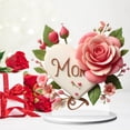 thumbnail image 1 of CY5O5ee Mom We Love You Mother'S Day Gift for Mom Grandma From Daughter Son Grandkids Acrylic Tabletop Centerpieces Collectible Decorative Figurine, 1 of 7