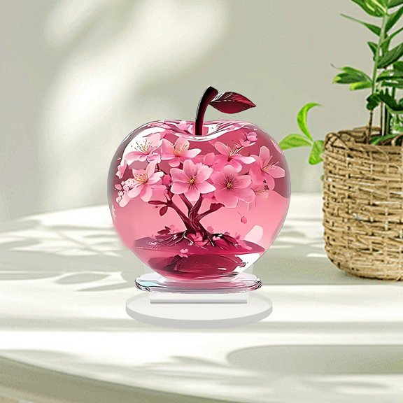 CY5O5ee Mom We Love You Mother'S Day Gift for Mom Grandma From Daughter Son Grandkids Acrylic Tabletop Centerpieces Collectible Decorative Figurine