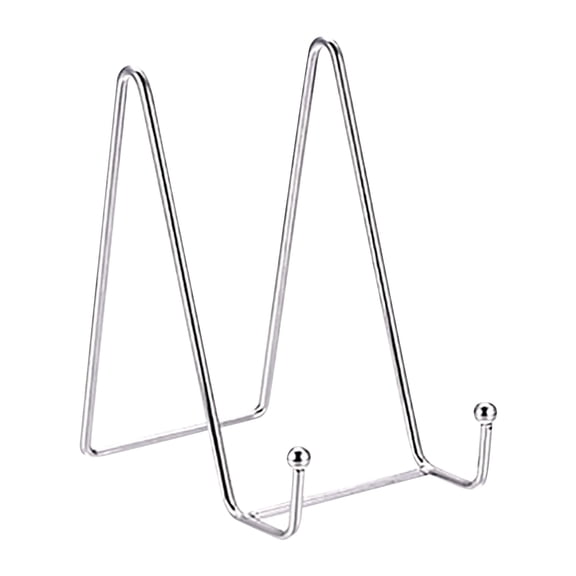 CY5O5ee Metal Plate Holder Easel Display Stand, Display Easel Card Stands, Picture Holder Stands, Photo Frames Decorative Plates for Displaying, 6 Inch Tall