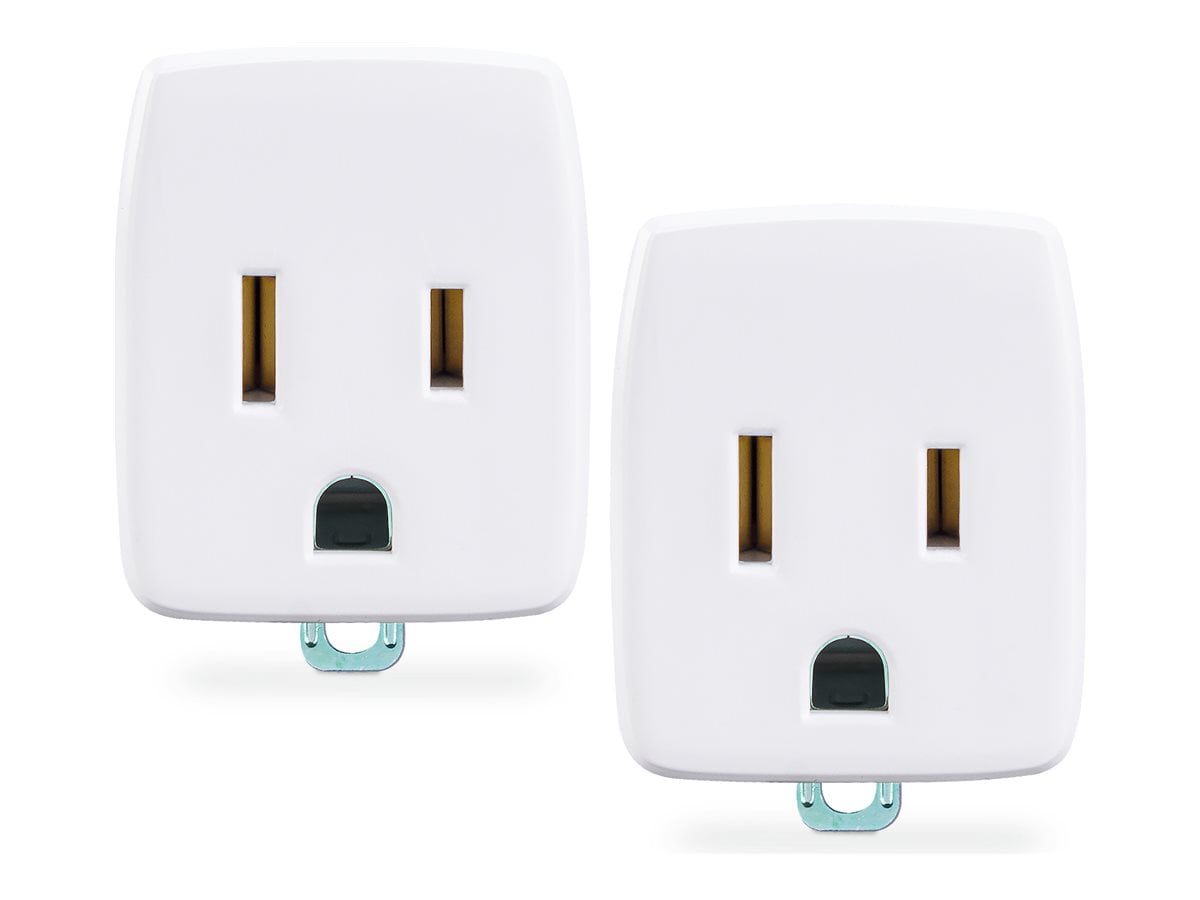 CyberPower GT1W2PK - Power connector adapter - power NEMA 5-15R (R) to NEMA 1-15P (P) - 125 V - 15 A - white (pack of 2)