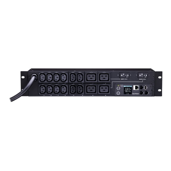 CyberPower PDU31008 16-Outlet PDU, 2U Rackmount, 12-Foot Cord PDU31008
