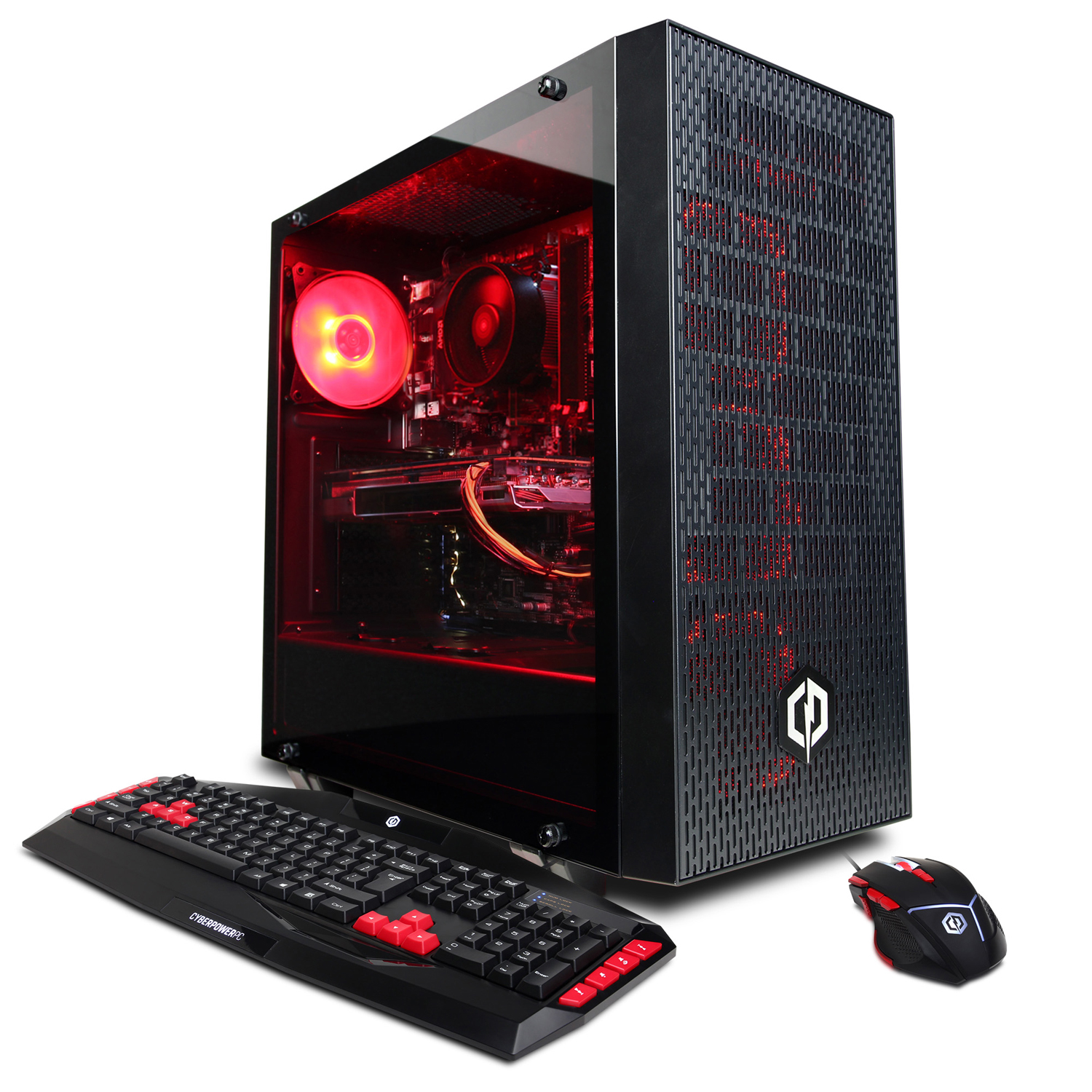 CYBERPOWERPC Gamer Master GMA6400CPG w/ AMD Ryzen 7 2700X Processor, NVIDIA GeForce GTX 1070 Ti Graphics, 16GB Memory, 240GB SSD, 2TB Hard Drive and Windows 10 Home (Monitor Not Included) - image 1 of 56