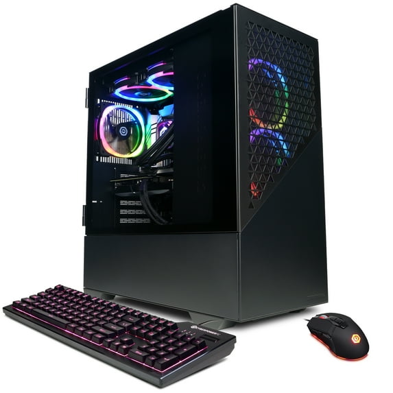 CYBERPOWERPC Gamer Supreme Desktop, Core i9-14900KF, 32GB DDR5, RTX 4070, 2TB SSD, Black, SLC10200CPGV10