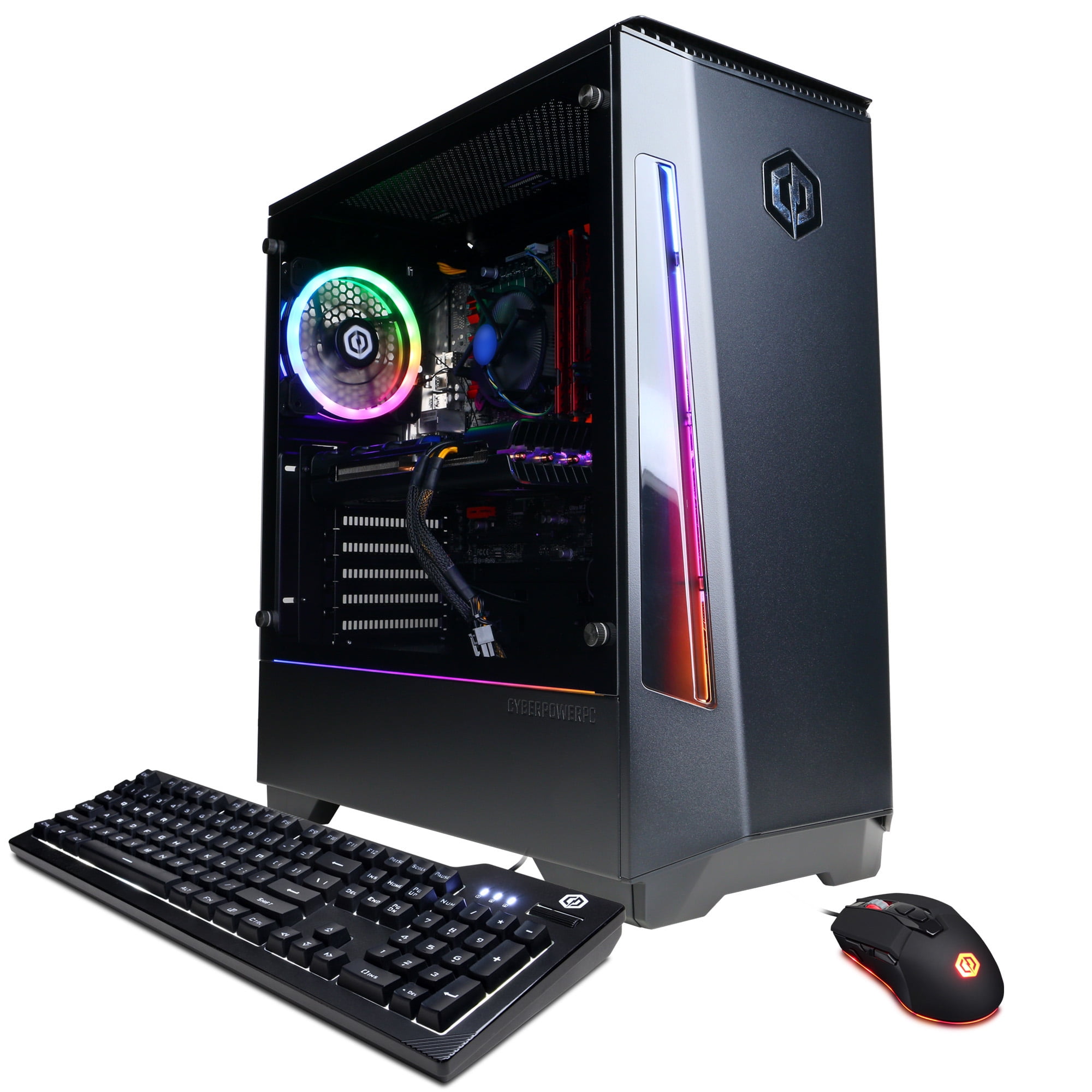 CYBERPOWERPC Gamer Xtreme GXi11388WV2 w Intel Core i7 10700K 3.8GHz NVIDIA GeForce RTX 2070 Super 8GB 16GB Memory 240GB SSD 2TB HDD WiFi and Win