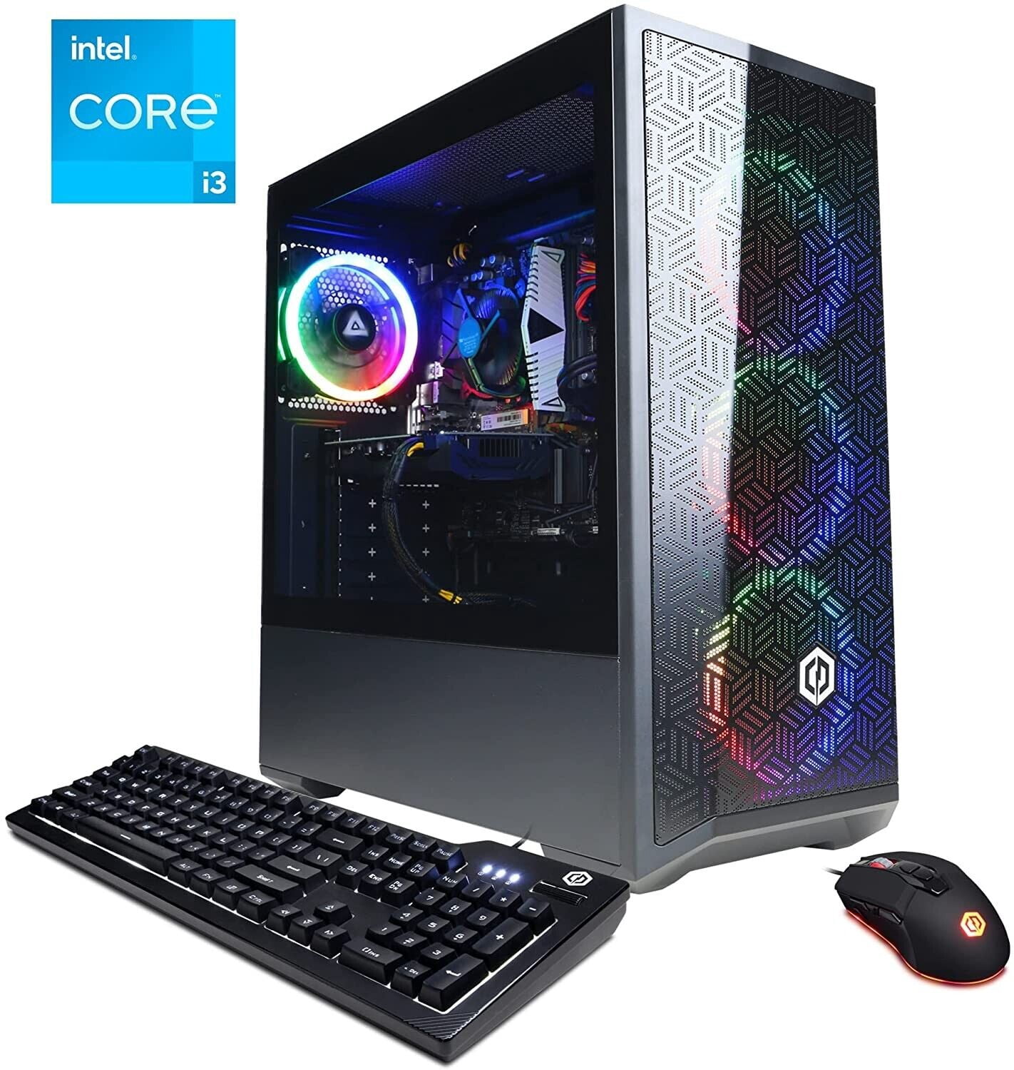 CYBERPOWERPC Gamer Xtreme PC, Intel i3-12100F, AMD RX 6500 XT, 8GB DDR4 ...