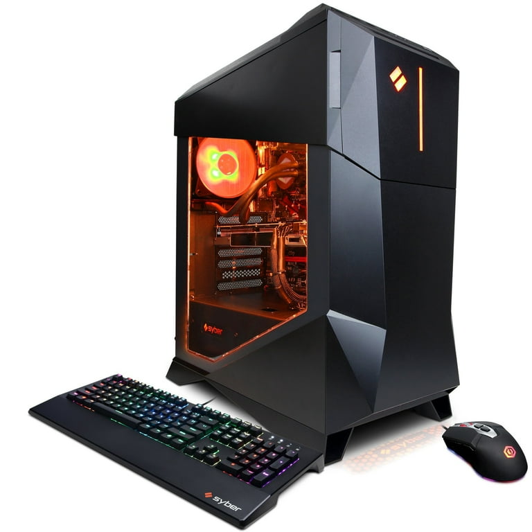 CYBERPOWERPC Syber Domino SDG8 w Intel Core i3 8100 NVIDIA GeForce GTX 1060 3GB 8GB Memory 1TB HDD WiFi and Windows 10 Home 64 bit Gaming PC