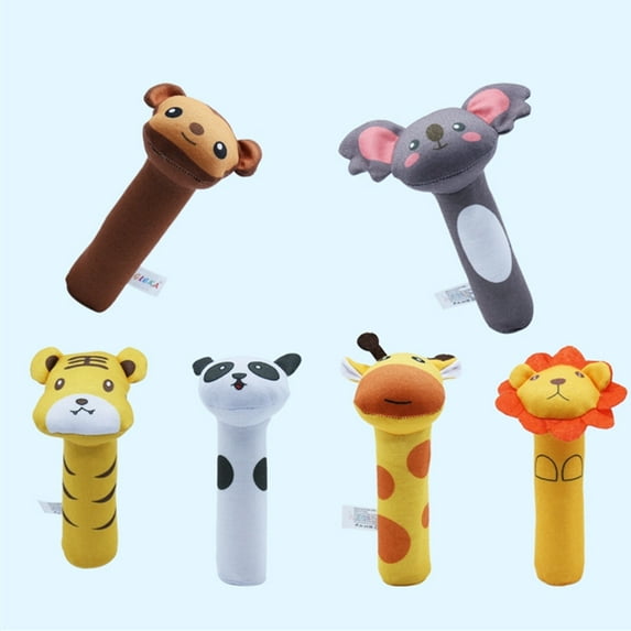 CYBIBO Baby Rattle, Baby Toys Clearance! Baby Infant Animals Hand Bells Baby Soft Toys Developmental Rattle Bed Kids Toys