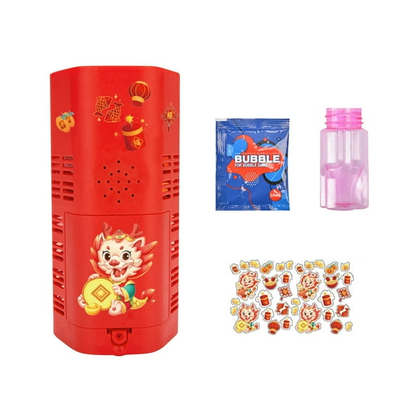 CYBIBO Bubble Machine,Bubble Machine Toys Fully Automatic 20 Hole Bubble Ejection With Light Music Chinese New Year Gift Bubble 20-200ml