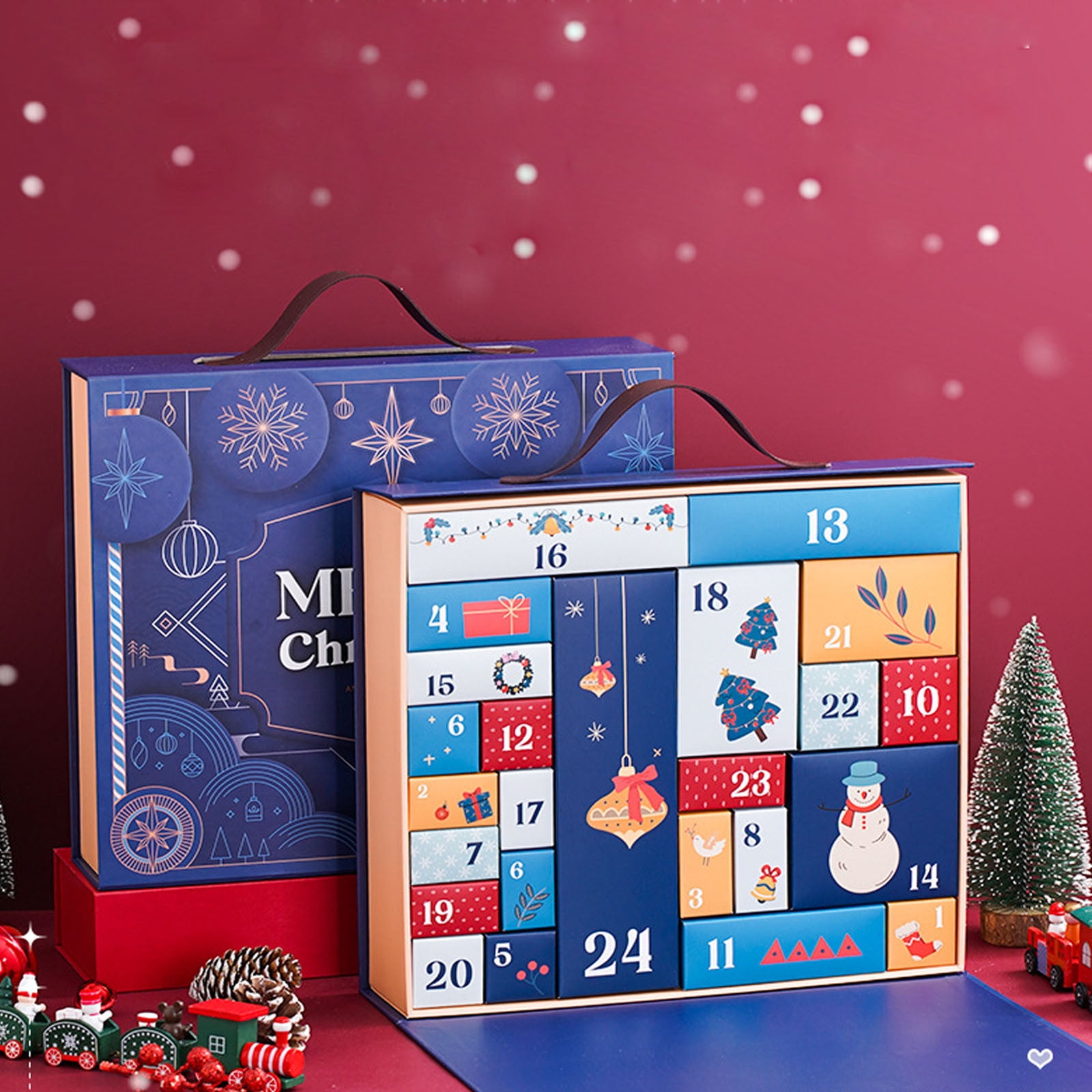 CYBIBO Christmas Advent Calendars, Kids Advent Calendar 2024, 24