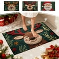 thumbnail image 1 of CYBIBO Christmas Floor Mats, Entryway Carpet Entrance Door Mat, Household Absorbent Nonslip Foot Mat, Bathroom Mat, Plush Dirt Proof Mat for Indoor Outdoor, 23.6x15.8 Inches, #B, 1 of 6