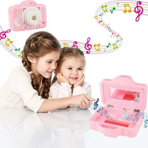 CYBIBO Music Box For Kids, Kids Jewelry Box With Projection Function, Best Unique Gifts for Birthday, Valentine's Day, Music Boxes for Women Mom Girls