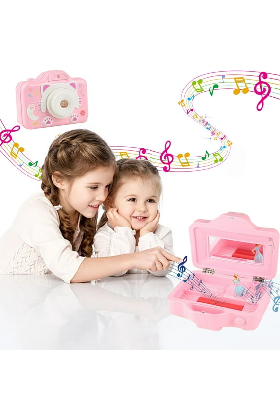 Music Box For Kids, Kids Jewelry Box With Projection Function, Best Unique Gifts for Birthday, Valentine's Day, Music Boxes for Women Mom Girls