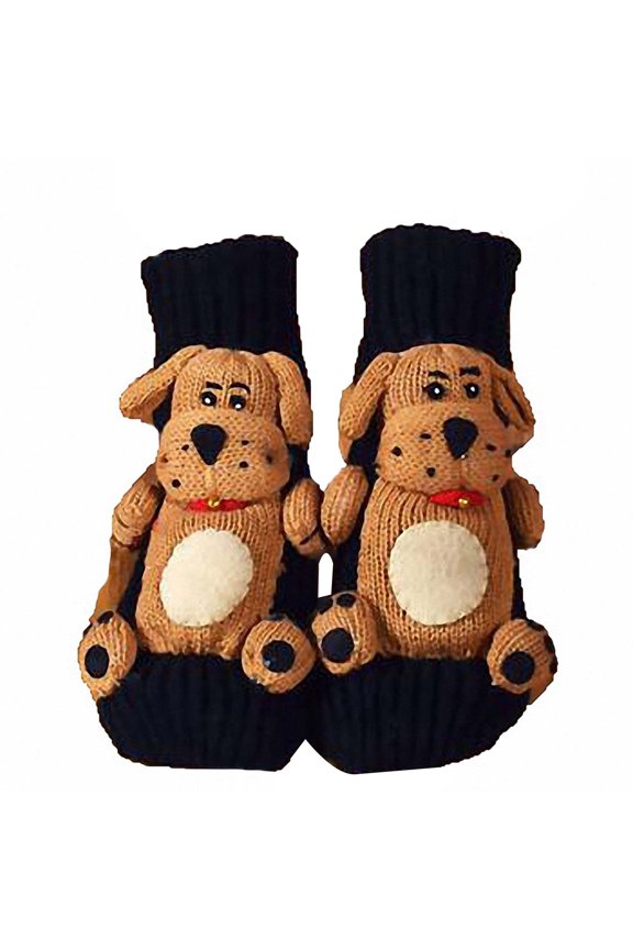 CYBIBO New 3D Knit Animal Socks, Cute Handmade Crocheted Animals 3D Design Sock, Christmas Gifts, Winter Warm Socks for Women Men(Gorilla)