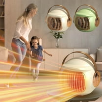 CYBIBO Portable Desktop Mini Heater for Inside Home Heater Compact Indoor Heater with Handle, Higher Coverage Efficiency of Warmth with Low Noise for Bedroom, Office, Dormitory(White)