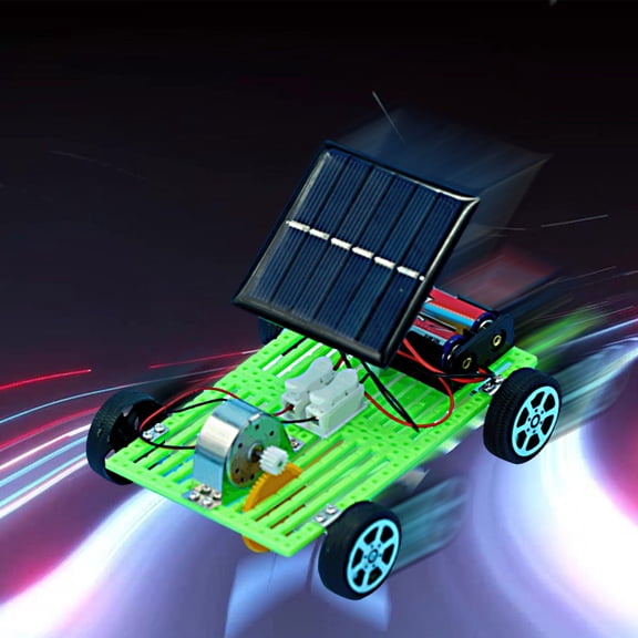 CYBIBO Stem Toys for 3 Year Old, Students Puzzle Car Toy, Diy Technology Small Solar Car, Mini Solar Car, DIY Technology Small Production Puzzle Gizmo Elementary School Science Experiment